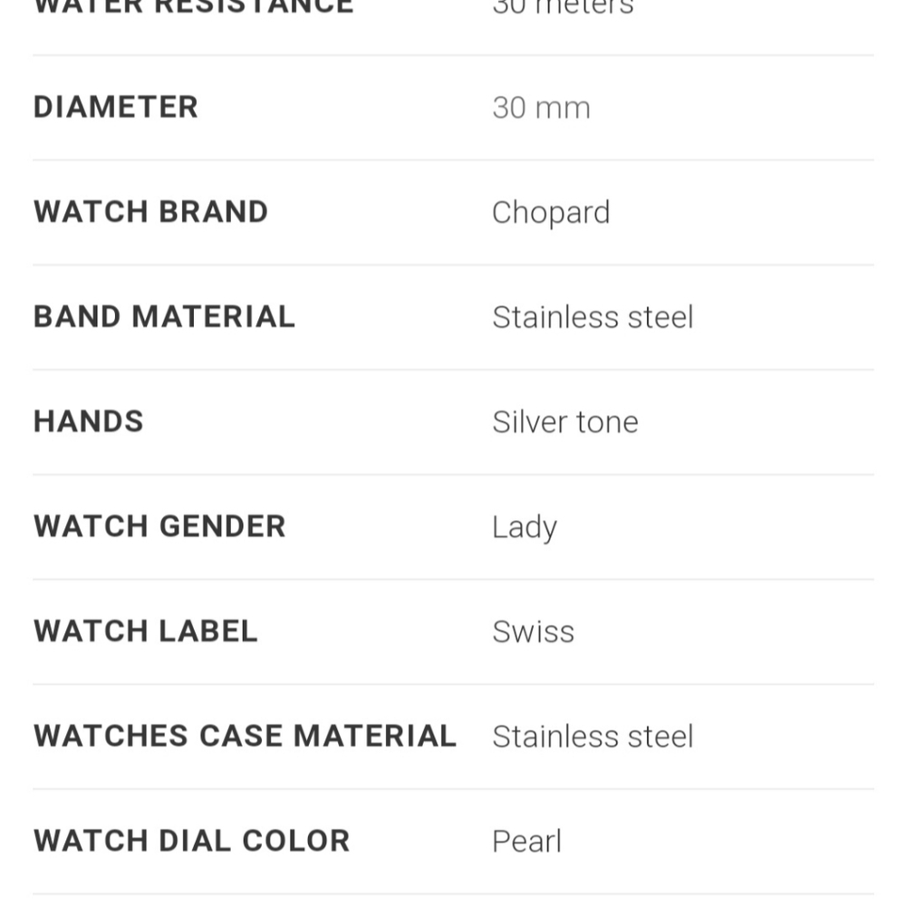 Chopard Women's Watch - Picture 3 of 3